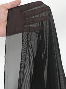 Swim Oasis 2pcs Spring Break Placement Print Mesh Beach Cover Up Dress Set For Summer Beach Vacation