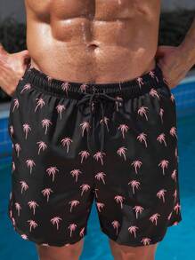 Surfspeed Men's Casual Beach Pants, Minimalist Fashion, Everyday Wear,Hawaiian - Multicolor - View 5