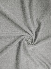 INAWLY Áo thun nữ cổ tròn tay ngắn màu trơn đơn giản, mặc thường ngày - Nhiều màu - Xem 5