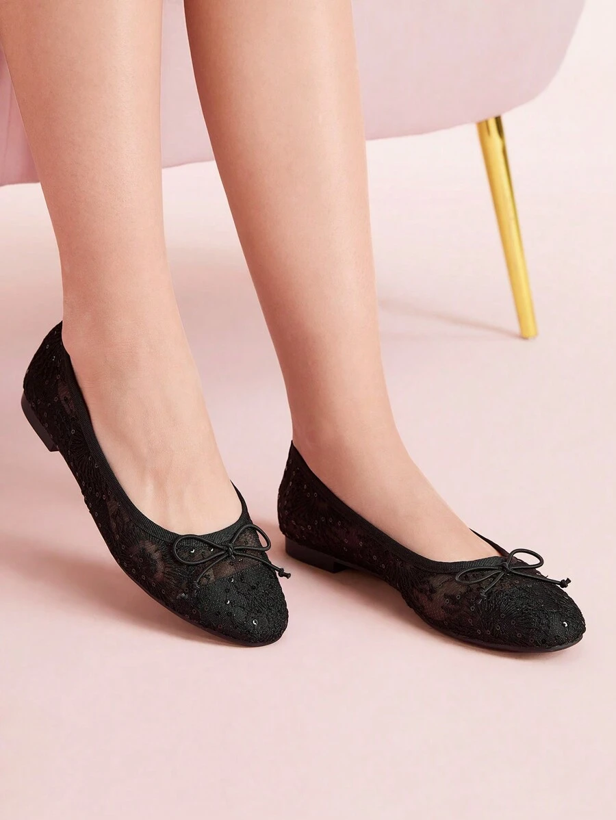 CUCCOO DOLLMOD Women Plain Minimalist Casual Flat Loafers For Christmas - Black - View 1