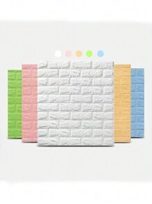 Decor de tapet la modă cu textura de perete imitată