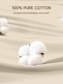 2/3 件纯色羽绒被套，带纽扣封口角带，柔软、亲肤透气、轻盈光滑，适合所有季节，床上用品套装，柔软舒适的羽绒被套，适合所有尺寸的床，1 件羽绒被套和 1/2 件枕套，Rama 睡前舒适