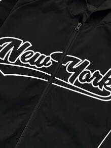 Manfinity EMRG Men's Casual Daily Wear Simple Fashion Jacket - Black - View 5