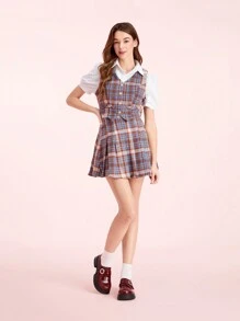 CUCCOO DOLLMOD 女士时尚百搭简约休闲厚底乐福鞋 - 酒紅色 - 查看 10