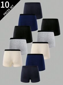 10 calzoncillos tipo bóxer con estampado de consola de juegos, cómodos para niños