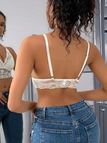 1 件女士蕾丝无钢圈文胸内衣