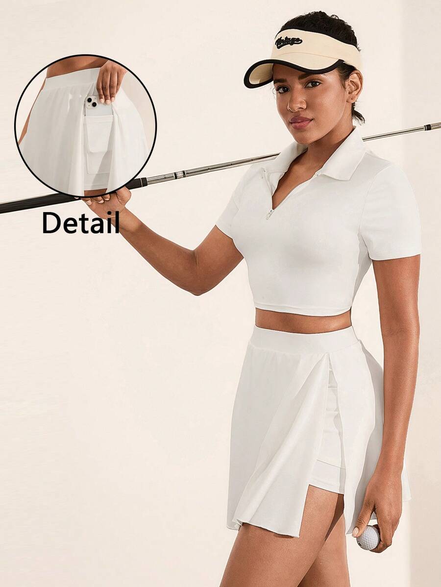 Hanevo 女士纯色简约露背皮革背心，休闲日常穿着