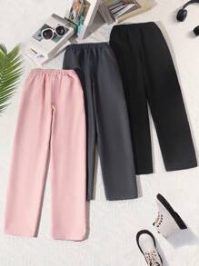 SHEIN Tween Girl Multiple Pieces Casual Long Pants Set