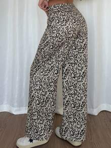 Chiquease Vintage Style Casual Commuter Straight Leg Pocket Design Women's Trouser Pants