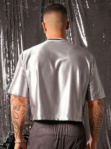 FeverCity Men's Loose Short Tee With Digital Print, Suitable For Summer