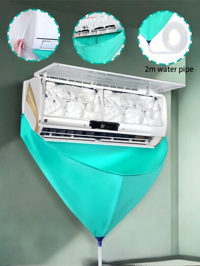 SHEIN 1/2Pcs Complete AC Cleaning Kit For Wall Mounted Air Conditioners – Deep Clean Condenser Coils, Filters & Vents – Improves Cooling Efficiency & Air Quality In Home, Office, Dorm, Travel – HVAC Maintenance Tools, Home Essentials, Holiday Gifts (Green)