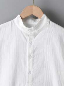 Tween Boys White Formal Suit Sets - White - View 3