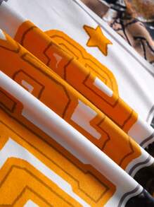 SHEIN Manfinity Dauomo Áo thun nam cổ tròn tay dài đơn giản thời trang, mùa hè - Nhiều màu - Xem 4