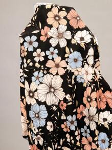 EMERY ROSE Plus Size Casual Everyday Printed Shorts, Simple And Fashionable,Vacation Outfits Woman,Boho For Women