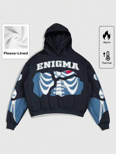 Street Life Herren einfacher Kapuzenpullover, lässig und modisch für den täglichen Gebrauch