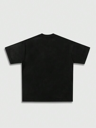 Street Life Tee-shirts à coupe ample et carrée pour hommes dans un style hip-hop, une tenue casual pour tous les jours, simple et