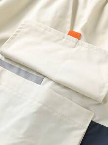 Manfinity Homme Shorts Casuais Retalhos Masculinas, Minimalistas e Fashion para Uso Diário, Roupas de Verão Masculinas, Shorts Masculinas de Alta Qualidade
