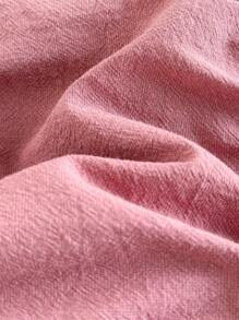 Cozy Pixies Baby Girl Floral Print Ruffle Trim Sleeveless Bodysuit - Pink - View 7