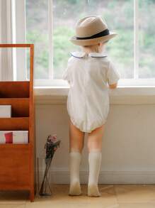 Souflis Souflis Infant Baby Boys' Fashionable Short Sleeve Bodysuit, Summer