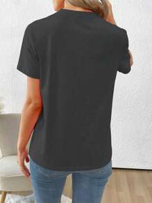 INAWLY 女士合身复古 1944 限量版“完美复古”标语 T 恤，休闲图案 T 恤女式上衣