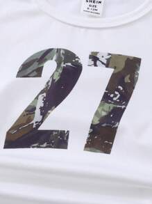 Baby Mädchen Kleinkind 0-3J Straßen Mode Camouflage Cargohose Crop Top Jersey Outfit