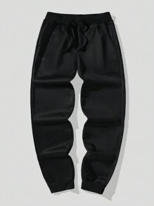 Manfinity Hypemode Heren Casual Effen Kleur Trekkoord Taille Joggingbroek