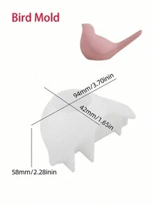 3/6 件 DIY 多肉植物花盆硅胶模具套装环氧树脂模具房屋栅栏石膏工艺品蜡烛杯制作模具家居装饰