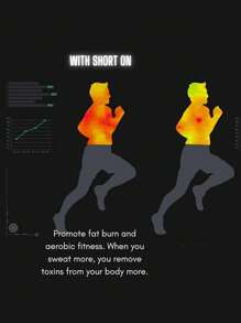 Easithlete 纯色短袖和长裤运动服，休闲健身运动服