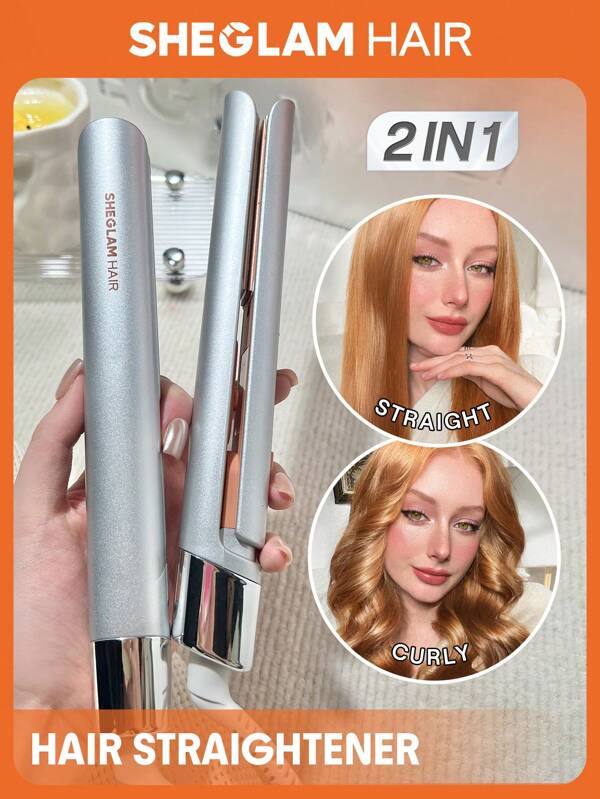 SHEGLAM HAIR Mini plancha de pelo Travel Buddy, mini plancha de pelo, plancha de pelo y rizador 2 en 1, cuidado del cabello sin dañar el cabello, creación de un peinado suave, calentamiento rápido de 30 s y 2 niveles de temperatura, cable giratorio de 360°, diseño de amplio voltaje para satisfacer las necesidades de viajes globales Graduación Cumpleaños Día festivo Verano Caer Otoño Y2K Elegante Moda Mujer Constituir Cosmético Fiesta Playa Viajar Cámping Al aire libre Escuela Campus Viaje Festivales Decoración Regalo Presente Rosa Chica Cosplay Mejor Color Encanto Onda