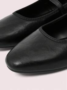 CUCCOO DOLLMOD Women Flat Slip-On Casual Shoes With Buckle Design Spring Shoes Spring Break Easter - Black - View 7