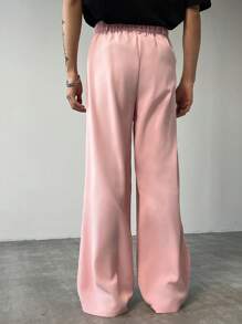 Claim Dot Solid Color Casual Suit Pants, Simple And Fashionable For Daily Wear - Pink - View 2