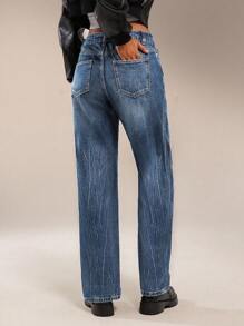 Forever 21 Fall&Winter Women's Pockets Loose Wide Leg/Summer Women Outfitformal Women Dresses/Business Casual Women/Essentials /Christmas Outfits/ Low Rise/Cold Weather Clothes/Thanksgiving Jeans/Holiday /Elegant / Christmas Jeans Pants/New Years Pants/Jeans Pants/ Christmas Outfits/ New Years Jeans/ Low Rise Baggy Jeans/Simple/Basic/Fitted/ Button Front Pocket /Daily Wear/Casual Jeans