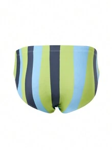 Manfinity Swimmode Men's Simple Fashionable Casual Swim Trunks, For Daily Wear Briefs