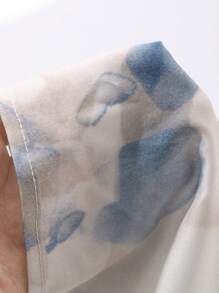 DAZY Allover Print Button Through Shirt Summer