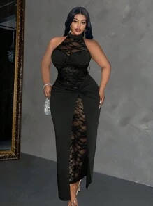 Maweii Plus Size Simple Casual Day Dress, Wedding Women Dress