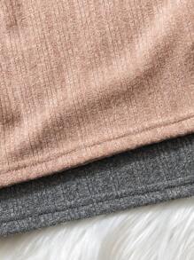 4 件装男婴阳光条纹刺绣熊装饰短袖 T 恤和长裤，夏季家居服套装 - 彩色 - 查看 4