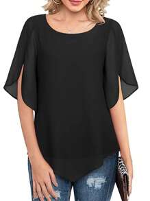 INAWLY Damen einfache Mode Lässig Tagesbluse