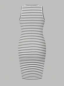 Modmama 孕妇圆领休闲吊带连衣裙孕妇装 - 彩色 - 查看 5