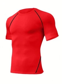 Manfinity Sport Corelite Áo thun thể thao nam cổ tròn tay ngắn raglan - Nhiều màu - Xem 4