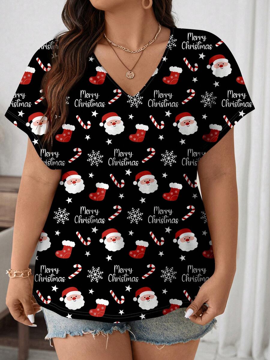 Nora | Casual Christmas Tee