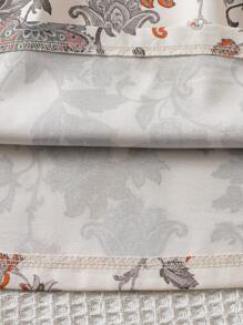 SHEIN 女婴无袖露背花卉和叶子印花连衣裙，舒适、时尚，适合春、夏、秋季，适合居家和户外穿着 - 彩色 - 查看 4