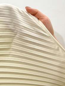 SHEIN Privé Plus Size Simple & Fashionable Casual Maxi Dress, Suitable For Everyday Wear,Graduation Dress - Apricot - View 7