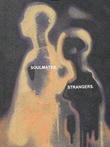 ROMWE MEN Grunge Punk 男士复古水洗字母和图案印花短款背心 - 黑色 - 查看 6