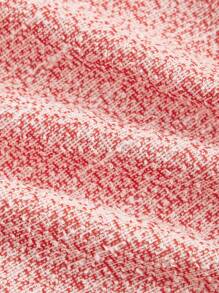 SHEIN MOD 红白背心上衣、直筒长裤、女士优雅套装 - 紅色 - 查看 8