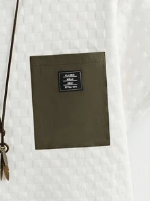 Manfinity RelaxMax 男式撞色口袋短袖 T 恤和裤子套装