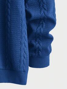 Manfinity Homme 男士纯色落肩长袖抽绳连帽衫，秋冬款