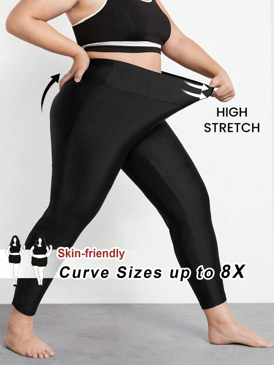 LEOHEX Dames glanzende splicing mid rise legging naakt gevoel stretch workout yogabroek, Blauw, L