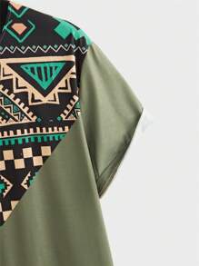 Manfinity RSRT 男士休闲短袖 T 恤，简约时尚，适合日常穿着 - 彩色 - 查看 4