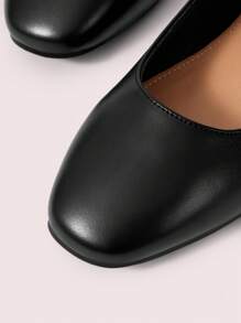 CUCCOO DOLLMOD Cuccoo Women Flat Round Toe Rhinestone Embellished Fashion Loafers - Black - View 7