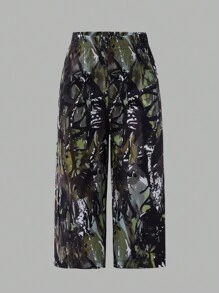 Baby Mädchen Kleinkind 0-3J Straßen Mode Camouflage Cargohose Crop Top Jersey Outfit